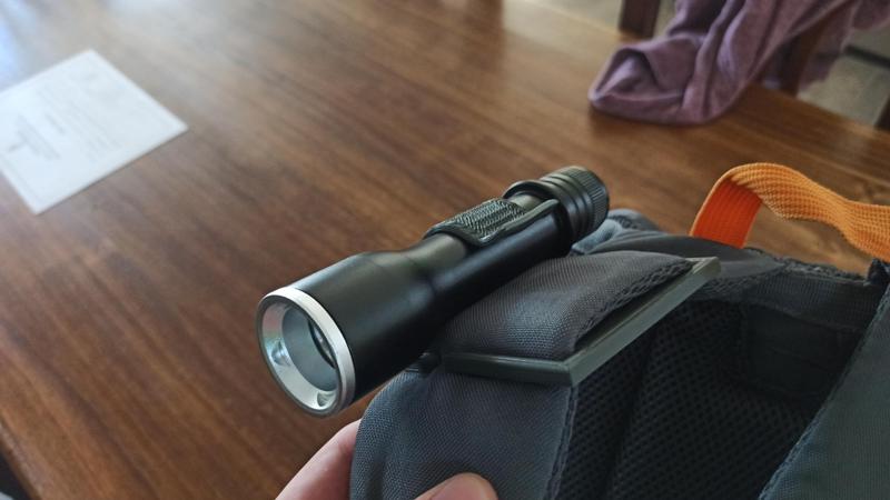 Universal backpack lantern mount