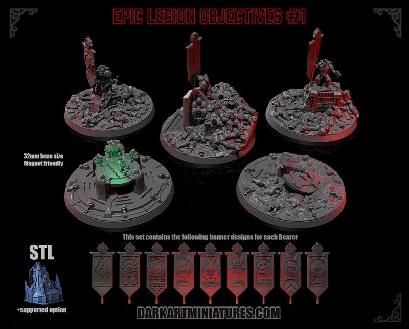 Epic Legion Objective Tokens #1