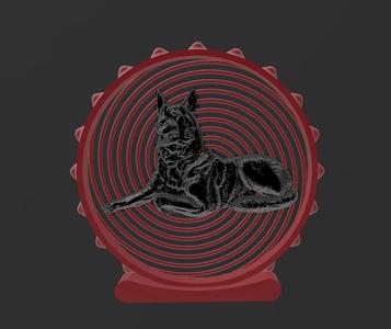 German Shepherd - Quick Print Gift - 3D - NO SUPPORT