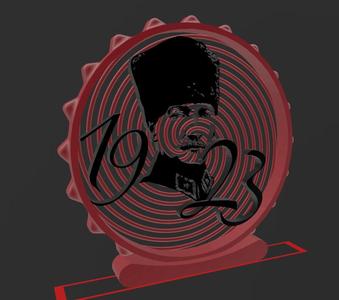 Atatürk 1923 - Quick Print Gift - 2D - NO SUPPORT