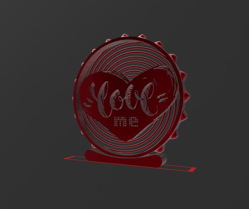 Love ME Q11 - Quick Print Gift - 2D - NO SUPPORT