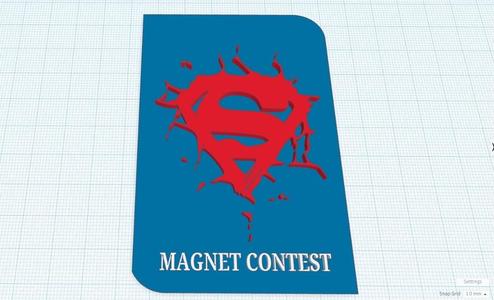 Super-man  magnet contest