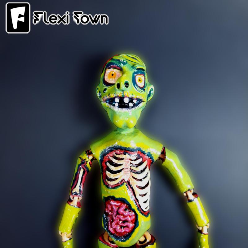 Flexi Print-in-Place Scary Zombie