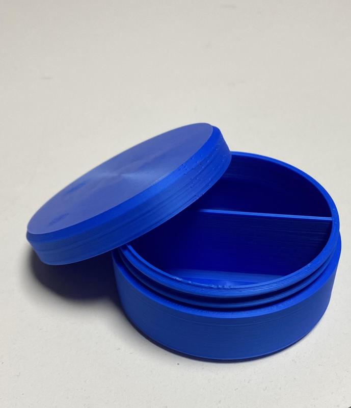 runde Tablettendose Aufbewahrungsdose round Pillbox storagebox