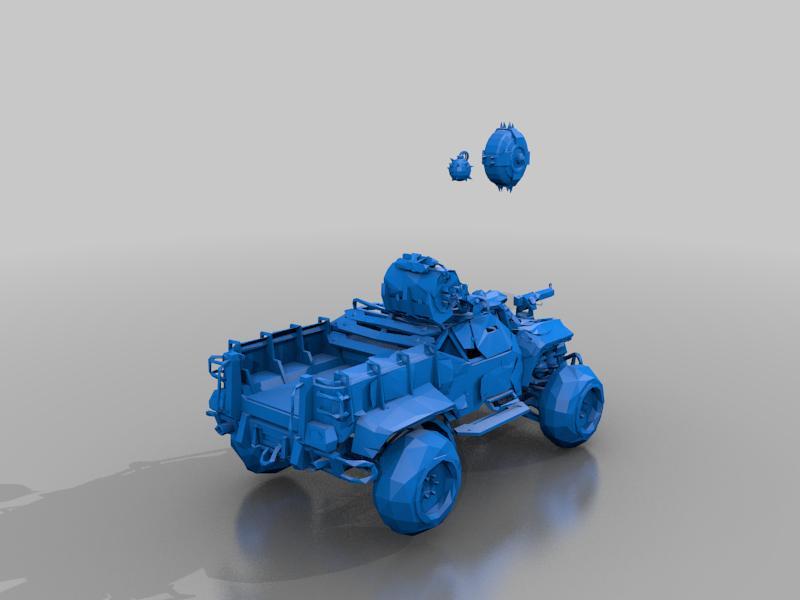 mudder assembled - orks - vehicle - lp