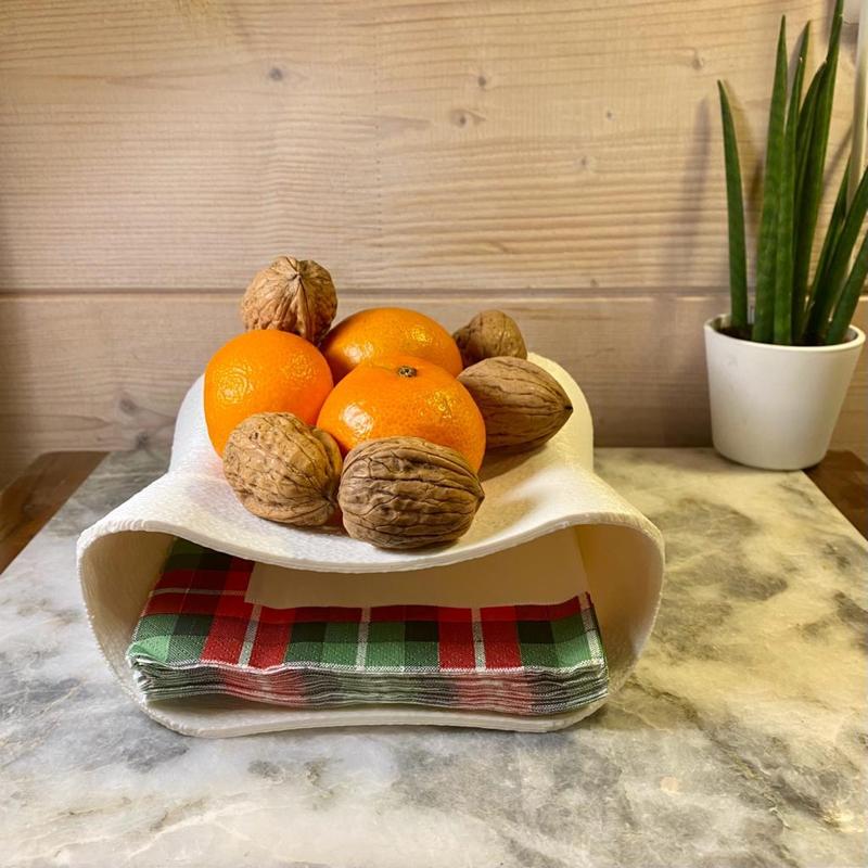 FRUITS AND NAPKINS TRAY - DESIGN OBJECT
