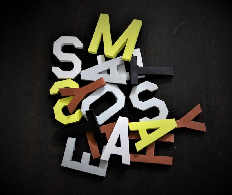 3d Letters and Paper-cut Template make your own