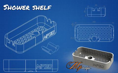 Shower shelf