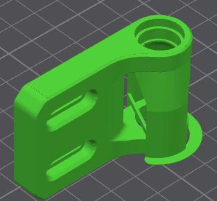 Ender 3 NG v1.2 enclosure rear hinges modified for 10mm panels