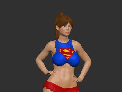 super girl Gym Outfit