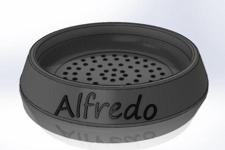 Outdoor cat food bowl