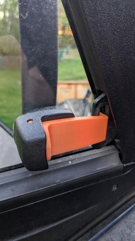 Jeep Wrangler Soft Door Window Latch