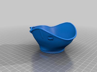 Face mask - Added rounded edge for confort.