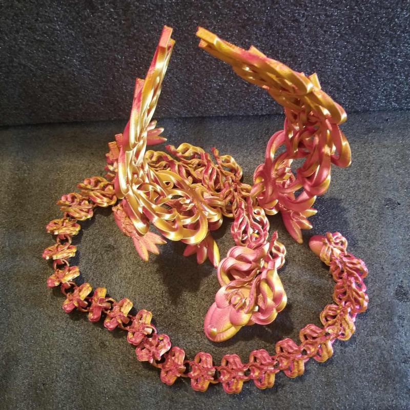 Shakaworld3D Winged Bone Crown Dragon