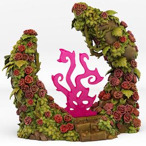 ROSES PORTAL WITH ITS BRAMBLES EFFECT