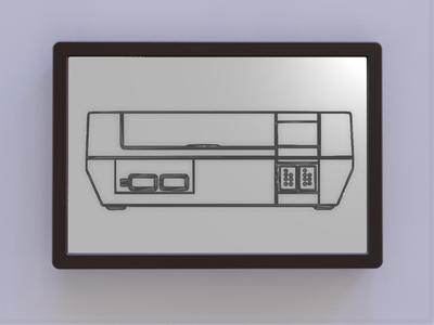 NES Console Front Patent Art