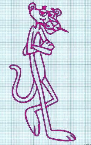 Pink Panther (2)- wall art