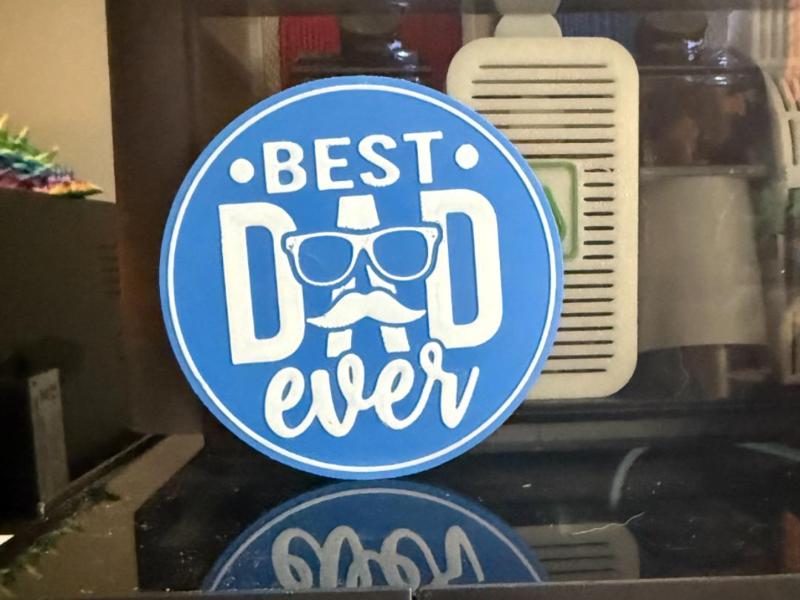 BEST DAD EVER - COASTER 