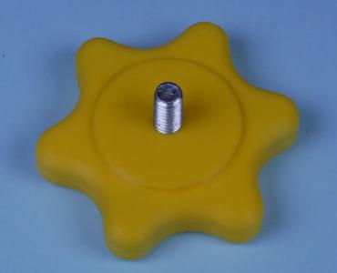 Snap-Together Threaded Knobs