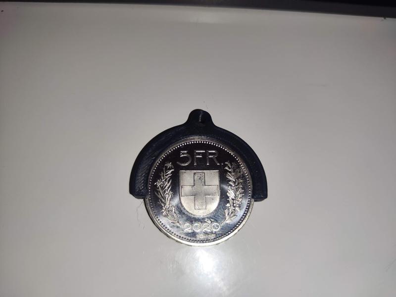 Clip 5 francs / Coin clip