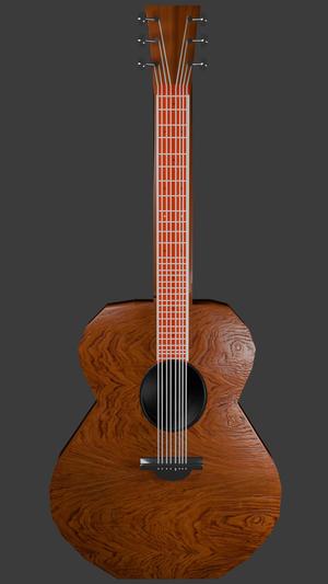 chitarra classica 3d