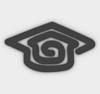 grad cap - diploma - Paper clip - bookmark - STL file