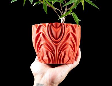 Corru Planter Pot by MODERN MACHINE