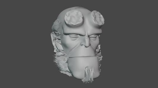 hell-boy 1/12 and 1/6 head