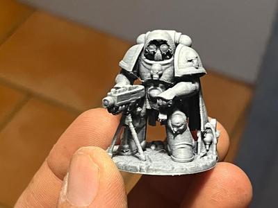miniature Warhammer artillerist DnD