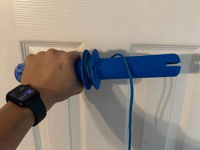 Wrist Roller with notch for ulnar/radial deviation