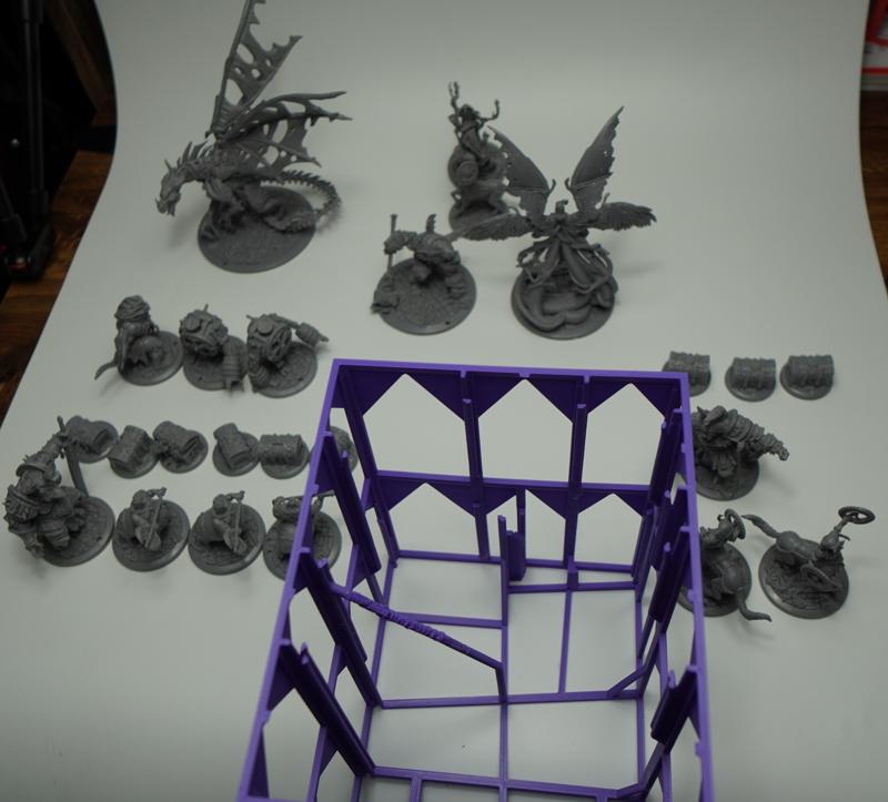 Black Rose Wars Board Game Miniatures Organizer (Sator Box, Inferno and 4 Familiar sets)