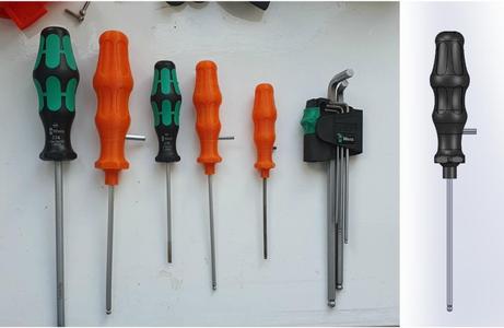 Wera Handle 2.5mm Hex/Allen Key Screwdriver