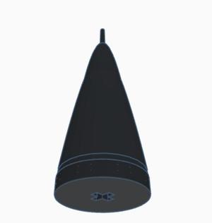 Lego Compatible Nose Cone For Aircraft