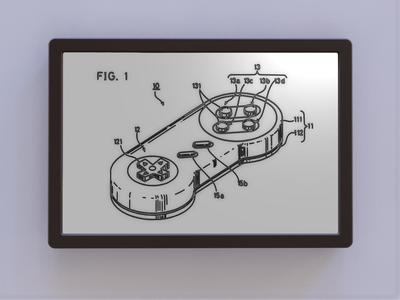 SNES Controller Patent Art
