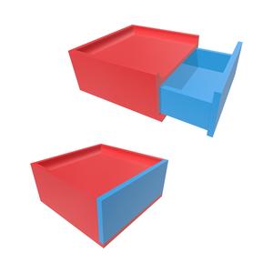 Clean Top Storage Drawer Box