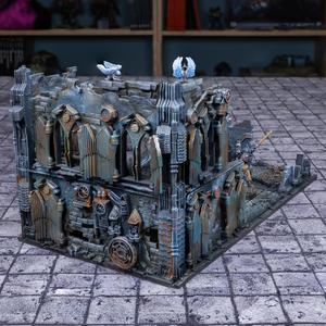 Gothic Modular Building with Cherubs