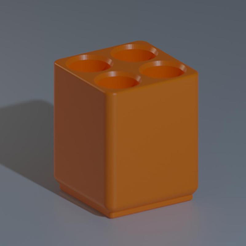 Gridfinity Lip Balm/Chap Stick Holder 4x