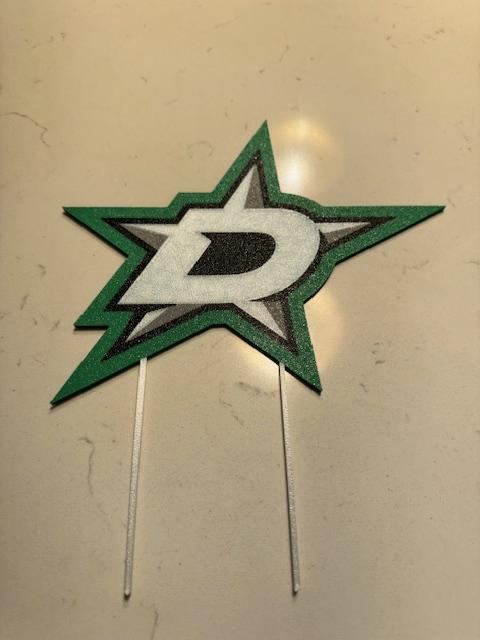 Dallas Stars Cake Topper