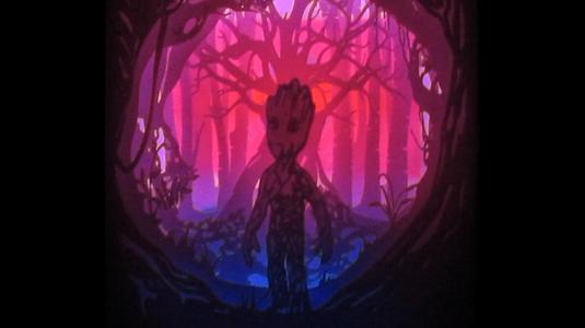 groot lightbox lamp groot