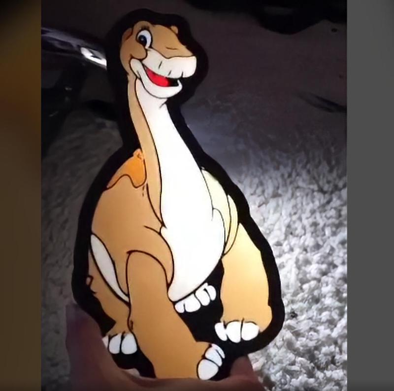 land before time Littlefoot Light box