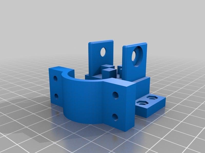 Tube to ALU profile - T connection
