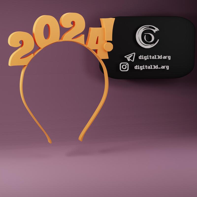 Headband NEW YEAR 2024! // vincha AÑO NUEVO 2024! 03