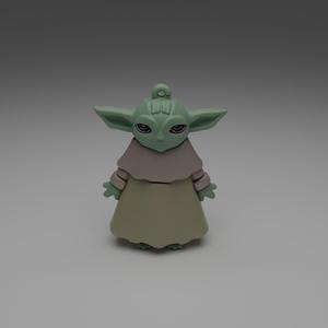 key ring baby yoda