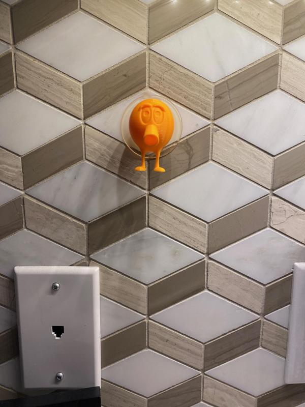 Suction cup Qbert