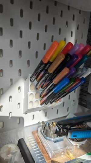 Stackable Smaler Skadis Acryl Pen Holder