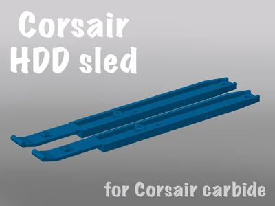 Hard drive mount for Corsair case