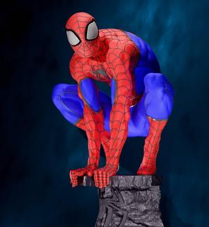 SPIDERMAN 3D PRINT ACTION FIGURE, STL, ARCHIVOS, BUST, BUSTO,  FREE, marvel