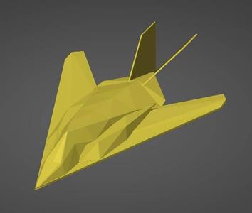F117 Low Poly model