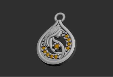 Mom pendant