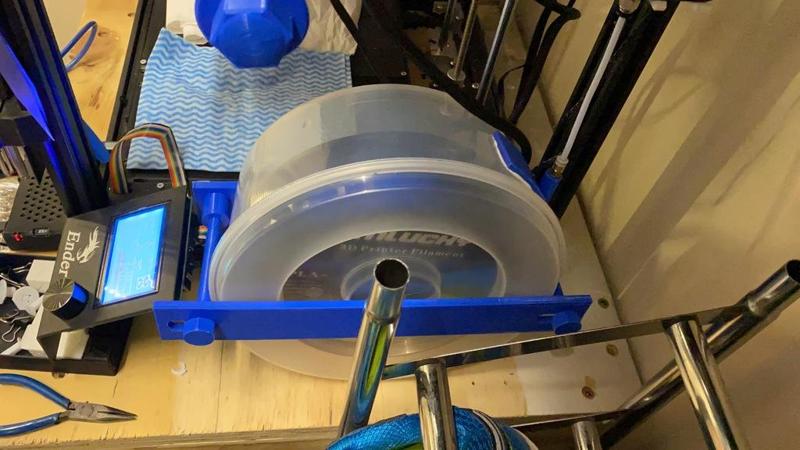 Filament dry printing chamber